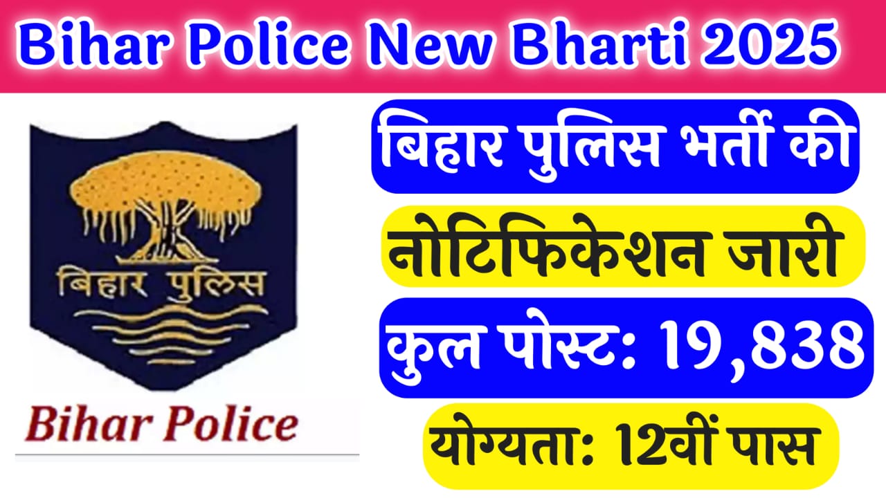 Bihar Police New Bharti 2025