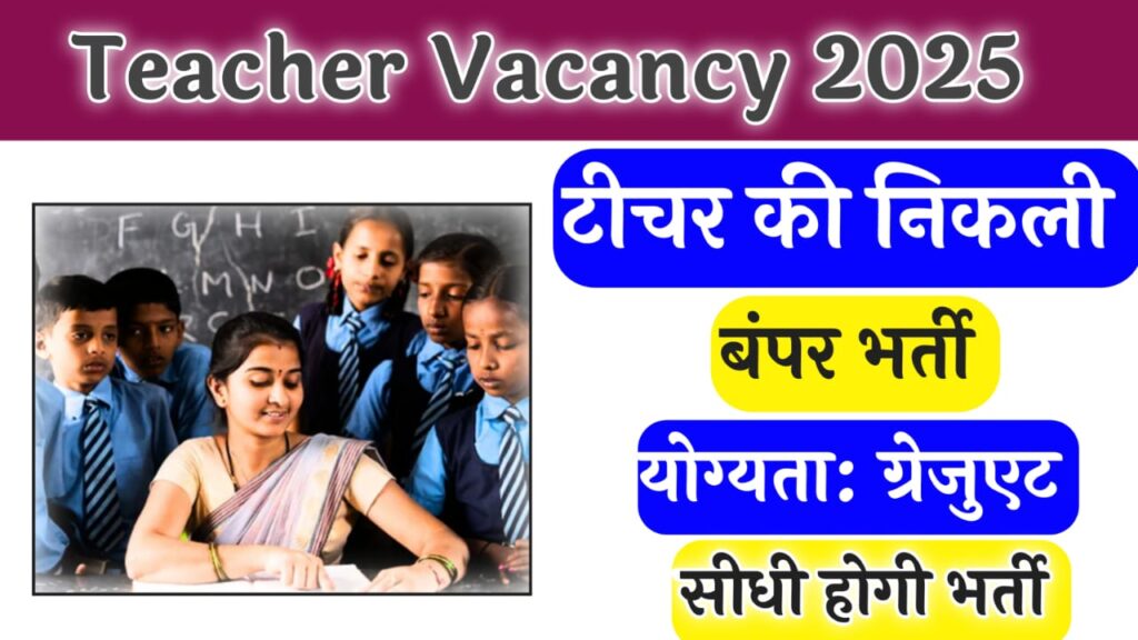 Teacher Vacancy 2025