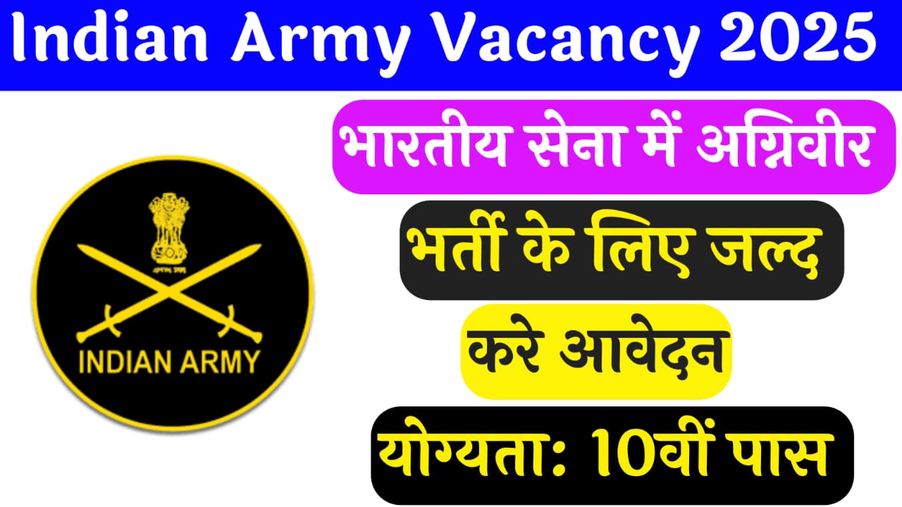 Indian Army Vacancy 2025